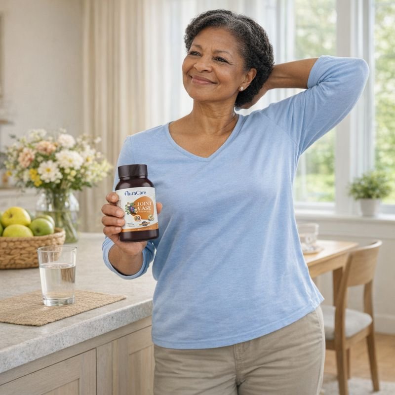 Adult enjoying comfortable movement and flexibility with daily joint support